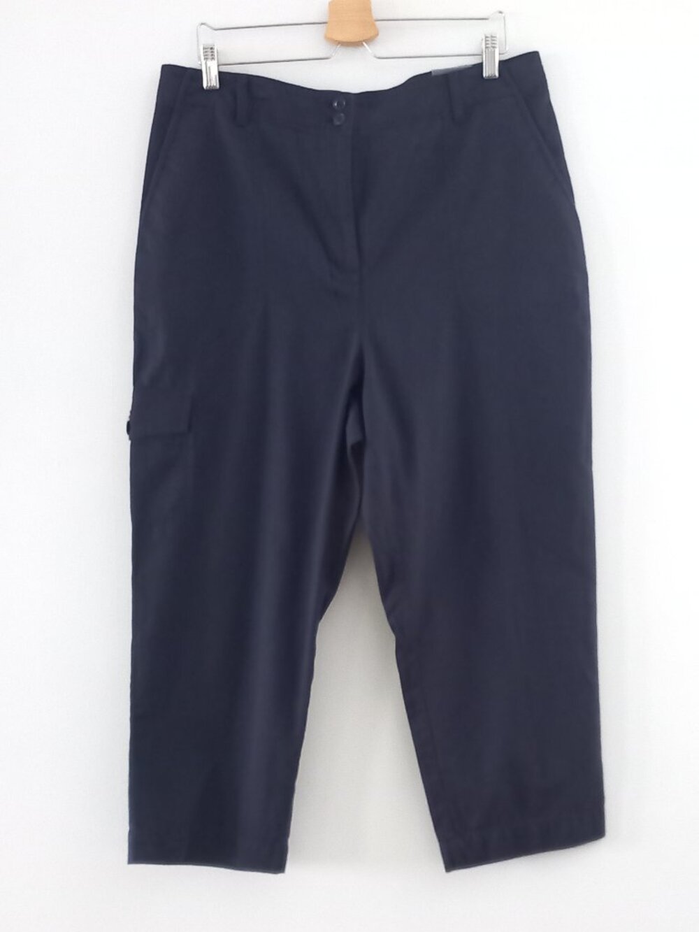 TALBOTS navy blue Supersoft cargo pants NWT